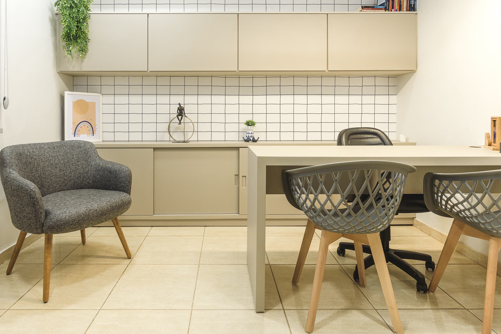 Espaço interno acolhedor da Clínica Integrar