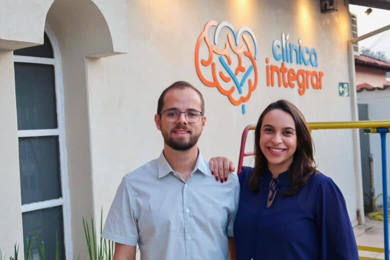 Thaís Martins e Eduardo Mendes, fundadores da Clínica Integrar